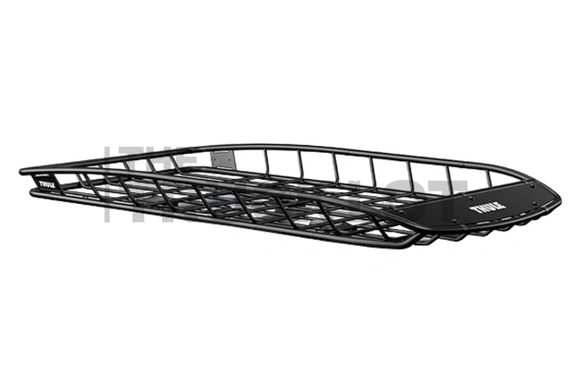 VJT4Z7855100C - : Cargo Basket, Medium - Thule for Ford: Bronco, Bronco Sport, E-350 Super Duty, E-450 Super Duty, EcoSport, Edge, Escape, Expedition, Explorer, F-150, F-250 Super Duty, F-350 Super Duty, F-450 Super Duty, F-550 Super Duty, Fusion, Maverick, Mustang Mach-E, Ranger, Transit Connect | Lincoln: Aviator Image