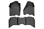 M31213 - : Floor Mats | FR &amp; RR | Crew Cab | Fits Ram 1500 2WD/4WD (2012-2018 &amp; Classic) for Rough Country Image