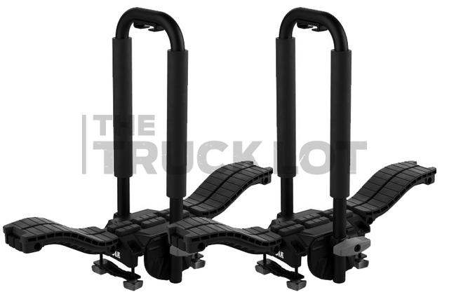 VM1PZ7855100D - : Kayak Carrier, Dual, Folding - Thule for Ford: Bronco, Bronco Sport, C-Max, E-350 Super Duty, E-450 Super Duty, EcoSport, Edge, Escape, Expedition, Explorer, F-150, F-250 Super Duty, F-350 Super Duty, F-450 Super Duty, F-550 Super Duty, Fiesta, Flex, Focus, Fusion, Maverick, Mustang Mach-E, Ranger, Transit Connect | Lincoln: Aviator, MKX, MKZ, Nautilus, Navigator Image