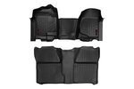 M21073 - : Floor Mats | FR &amp; RR | OV Hump | Crew | Fits Chevy/Fits GMC 1500/2500HD (07-14) for Rough Country Image