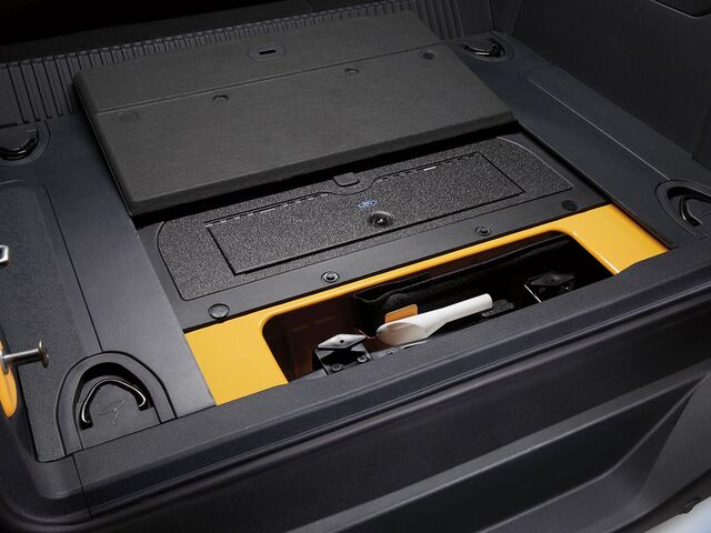 VM2DZ9906202B - : In-Vehicle Safe By Console Vault - Rear, Under Floor for Ford: Bronco Image