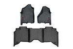 M31430 - : Floor Mats | FR &amp; RR | FR Bucket | Crew | Fits Ram 2500/3500 2WD/4WD (2019-2024) for Rough Country Image