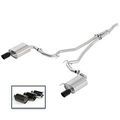 M5200M4TBA - : 2015-23 Mustang 2.3 Touring Exhaust System Manual Transmission - Black Tip for Ford Performance Image
