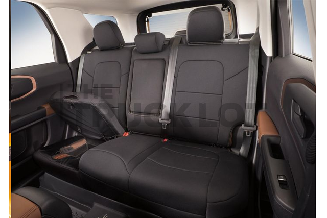 VM1PZ1863812D - : Rear Seat Covers, 60/40 with Armrest &amp; Under Seat Storage - Neoprene Black for Ford: Bronco Sport Image