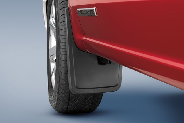 ML3Z16A550AA - : Splash Guards - Molded, Front Pair, Carbon Black, Without Wheel Lip Molding for Ford: F-150, F-150 Lightning Image