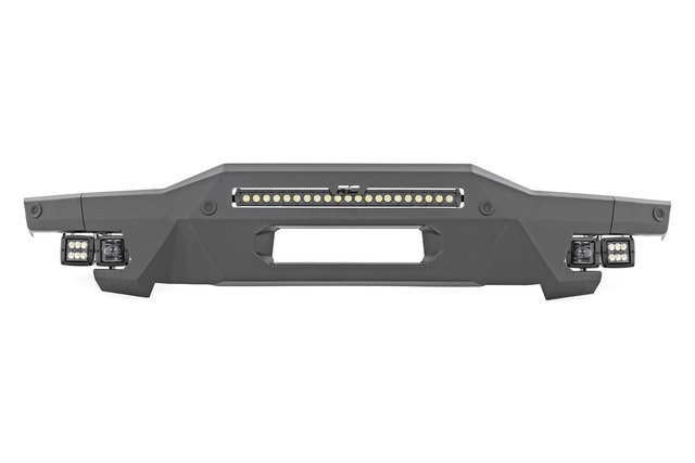 51084 - : Front Bumper | Modular | Stubby Wings | Flood | Fog | Ford Bronco 4WD (21-25) for Rough Country Image