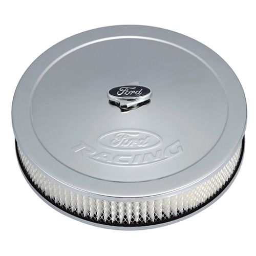 302350 - : Ford Racing Air Cleaner Kit - Chrome for Ford Performance Image