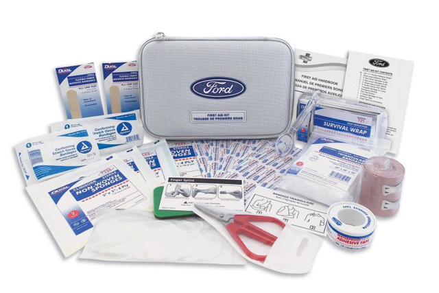 VFL3Z19F515CB - : Kit First Aid for Ford: C-Max, E-150, E-250, E-350 Super Duty, E-450 Super Duty, EcoSport, Edge, Escape, Expedition, Explorer, Explorer Sport Trac, F-150, F-250 Super Duty, F-350 Super Duty, F-450 Super Duty, F-550 Super Duty, Fiesta, Flex, Focus, Fusion, Mustang, Ranger, Taurus, Transit Connect, Transit-150, Transit-250, Transit-350, Transit-350 HD Image