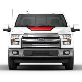 VFL3Z9920000H - : Hood Cowl Stripe Kit - Red And Black for Ford: F-150 Image