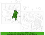 89A41S8530 - : 2020-2025 Hyundai Palisade Rear Seat Frame for Clearance Image