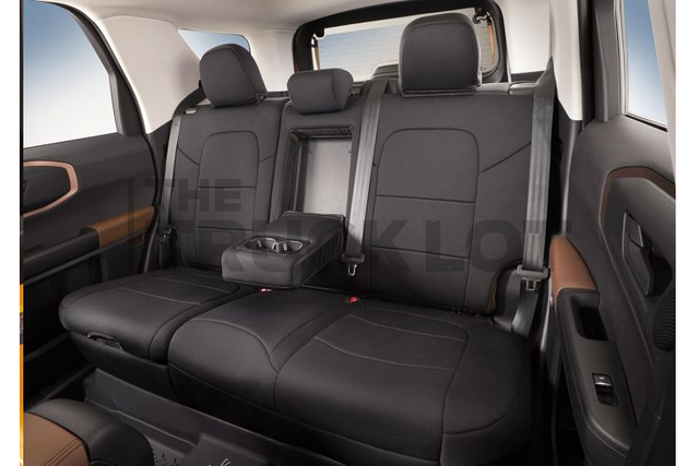 VM1PZ1863812E - : Rear Seat Covers, 60/40 with Armrest - Neoprene Black for Ford: Bronco Sport Image