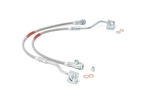 89310S - : Brake Lines | Stainless | FR | 4-6" Lift | Ford Bronco/F-150 4WD (1980-1996) for Rough Country Image