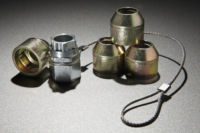 FL1Z1A043A - : Wheel Locks - Zinc-Plated For Hidden Lugs for Ford: Expedition, F-150, F-150 Lightning | Lincoln: Aviator Image