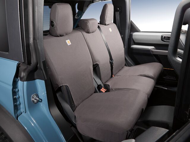 VM2DZ1863812AC - : Carhartt Protective Seat Covers By Covercraft, Rear, Pebble Grey, For 4 Door for Ford: Bronco Image