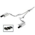 M5200M4SBA - : 2015-23 Mustang 2.3 Sport Exhaust System Manual Transmission - Black Tip for Ford Performance Image
