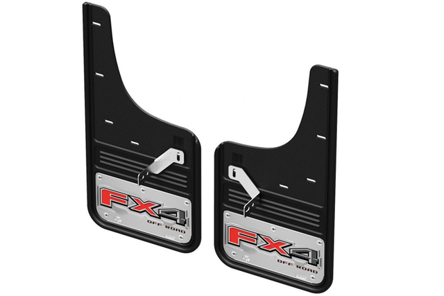 VML3Z16A550CB - : Splash Guards Front Pair - Fx4 Chrome for Ford: F-150 Image