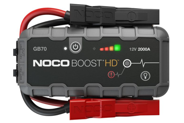 VJL3Z10A765BS - : Battery Jump Starter Booster NOCO GB70 - 2000 Amp for Ford: Bronco, Bronco Sport, E-350 Super Duty, E-450 Super Duty, Edge, Escape, Expedition, Explorer, F-150, F-250 Super Duty, F-350 Super Duty, F-450 Super Duty, F-550 Super Duty, Maverick, Mustang, Ranger, Transit-150, Transit-250, Transit-350, Transit-350 HD | Lincoln: Aviator, Corsair, Nautilus, Navigator Image