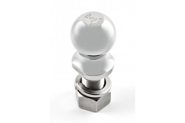 BL3Z19F503C - : Trailer Hitch Ball - 1-7/8" Ball for Ford: Bronco, E-150, E-250, E-350 Super Duty, Edge, Escape, Expedition, Explorer, Explorer Sport Trac, F-150, F-150 Lightning, F-250 Super Duty, F-350 Super Duty, F-450 Super Duty, Police Interceptor Utility, Transit Connect | Lincoln: Aviator, Corsair, Mark LT, MKC, Navigator | Mercury: Mariner Image