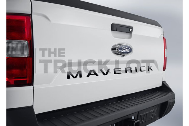 VNZ6Z9942528A - : Tailgate Lettering - Black Platinum for Ford: Maverick Image