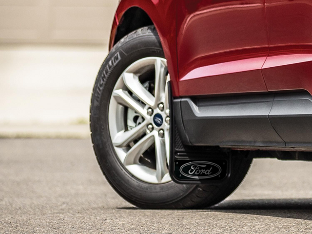 VLT4Z16A550B - : Gatorback Splash Guards with Black Ford Logo - Front for Ford: Edge Image