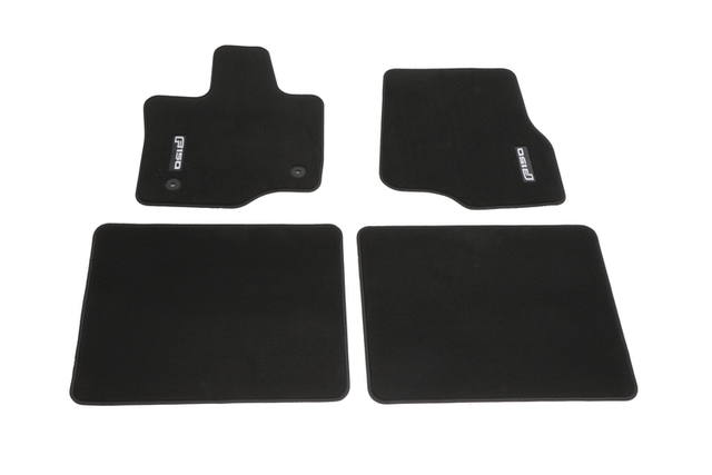 JL3Z1613086AD - : Floor Mats - Carpeted, Black, 4-Piece Set, For SuperCrew for Ford: F-150 Image