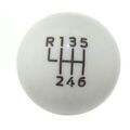M7213M8B - : Shift Knob-Bullittâ-White for Ford Performance Image