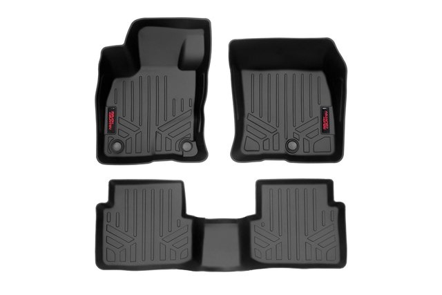 M51323 - : Floor Mats | FR &amp; RR | Ford Bronco Sport 4WD (2021-2025) for Rough Country Image