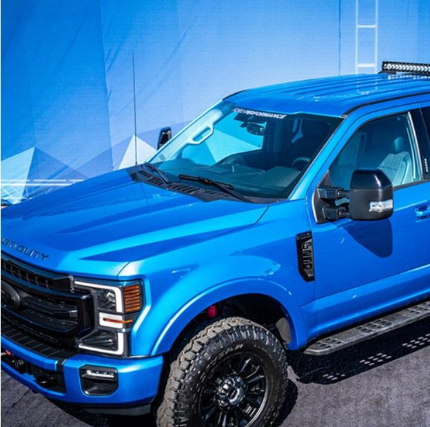 M1820W - : FP F-150 Windshield Banner - White for Ford Performance Image