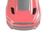 421869 - : Roush 2015-2017 Mustang Heat Extractors - Molded Black for ROUSH Performance Image