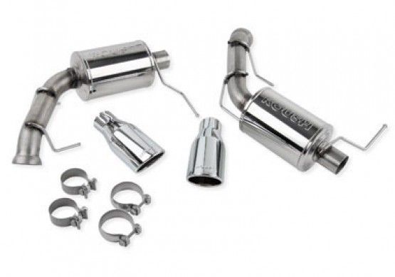 421127 - : Roush 2011-2014 Mustang Exhaust with Round Tips V8 for ROUSH Performance Image