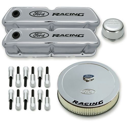 302510 - : Ford Racing Dress Up Kit - Chrome/Black for Ford Performance Image