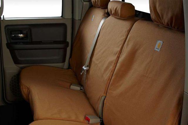 VML3Z1863812A - : F150 - Rear Row, 60/40 W/Out arms - Carhartt Brown - Super Cab for Ford: E-350 Super Duty, E-450 Super Duty, F-150, F-250 Super Duty, F-350 Super Duty, F-450 Super Duty, F-550 Super Duty Image