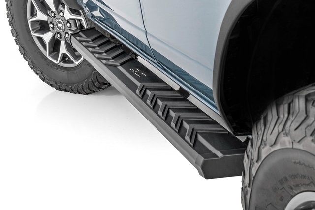 41007 - : BA2 Running Boards | Side Step Bars | 4-Door | Ford Bronco 4WD (2021-2025) for Rough Country Image