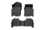 M80515 - : Floor Mats | FR &amp; RR | Crew Cab | Fits Nissan Frontier 2WD/4WD (2022-2024) for Rough Country Image