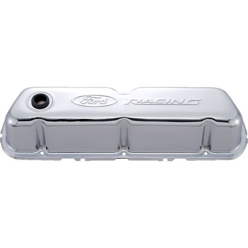 302070 - : Ford Racing Steel Valve Covers - Chrome for Ford Performance Image
