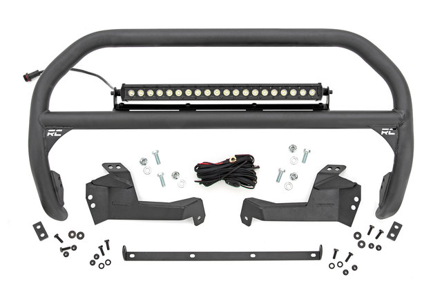 51041 - : Nudge Bar | 20 Inch Black Single Row LED | Ford Bronco Sport 4WD (2021-2025) for Rough Country Image