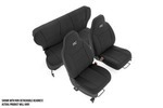 91023 - : Seat Covers | Detachable Headrest FR &amp; RR | Fits Jeep Cherokee XJ 2WD/4WD (97-01) for Rough Country Image
