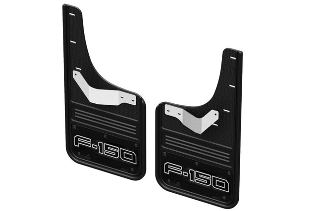 VML3Z16A550JB - : Splash Guards Rear Pair - Black Ford Logo for Ford: F-150 Image
