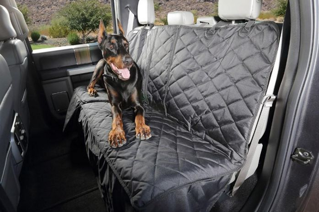 VLL3Z7863812A - : Seat Cover - Rear, Premium Protective Seat Covers For Pets With Hammock for Ford: E-350 Super Duty, E-450 Super Duty, F-150, F-250 Super Duty, F-350 Super Duty, F-450 Super Duty, F-550 Super Duty Image