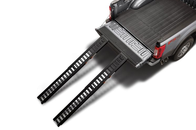 ML3Z99286F56B - : F150 Bed Ramp - Stowable Loading (2 ramp kit) for Ford Image