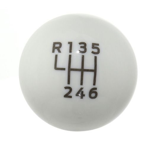 M7213M8B - : Shift Knob-Bullittâ-White for Ford Performance Image