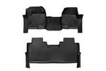 M51173 - : Floor Mats | FR &amp; RR | FR Bench | Ford F-250/F-350 Super Duty 2WD/4WD (17-25) for Rough Country Image
