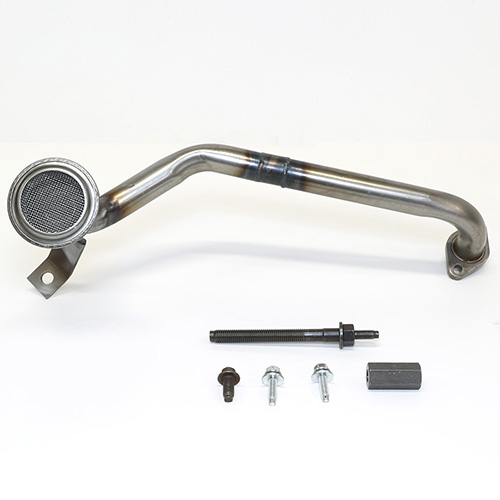M6622M50RR - : 5.0 Coyote Style Road Race Oil Pump Pick Up Tube for Ford Performance Image