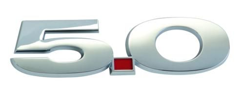 M1447M50 - : Mustang 2011 5.0L Fender Emblem Set for Ford Performance Image