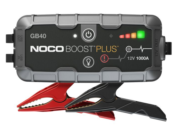 VJL3Z10A765AS - : Battery Jump Starter Booster NOCO GB40 - 1000 Amp for Ford: Bronco, Bronco Sport, E-350 Super Duty, E-450 Super Duty, Edge, Escape, Expedition, Explorer, F-150, F-250 Super Duty, F-350 Super Duty, F-450 Super Duty, F-550 Super Duty, Maverick, Mustang, Ranger, Transit-150, Transit-250, Transit-350, Transit-350 HD | Lincoln: Aviator, Corsair, Nautilus, Navigator Image