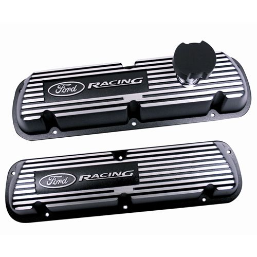 M6000J302R - : Valve Covers Black Racing Efi for Ford Performance Image