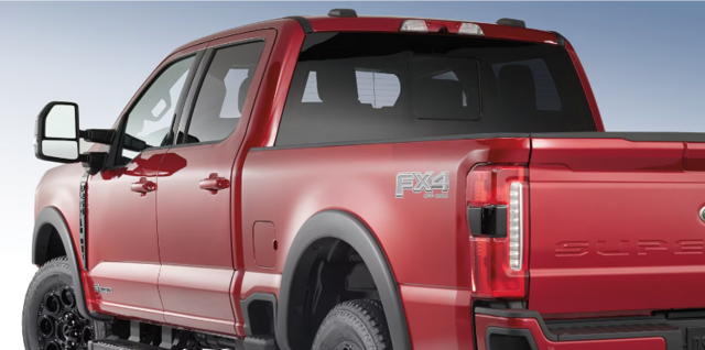 VPC3Z16268D - Exterior: Fender Flare Kit - Black Oe Style - 4-Piece for Ford: E-350 Super Duty, E-450 Super Duty, F-250 Super Duty, F-350 Super Duty, F-450 Super Duty, F-550 Super Duty Image