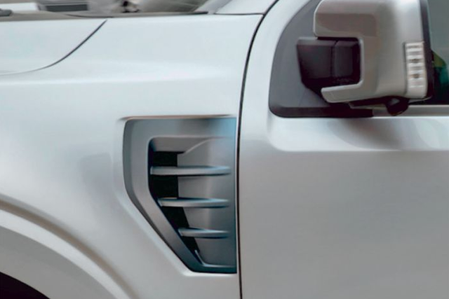 VML3Z16228AA - : F150 2021+ Front Fender Vents - Satin Black for Ford: F-150 Image
