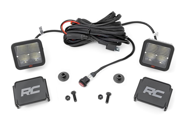 82047 - : LED Light Kit | Ditch Mount | 2" Spectrum Pair | Spot Pattern | Ford Bronco (21-25) for Rough Country Image