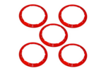 M1021KBLR - : 2021-2023 Bronco Bead Lock Trim Ring Kit - Red for Ford Performance Image